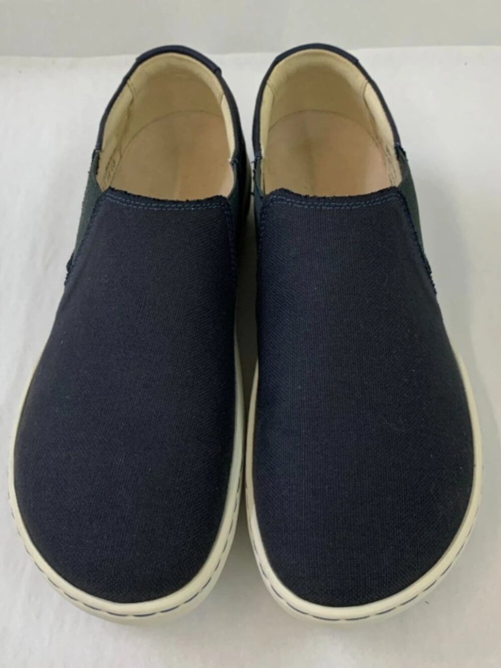 Birkenstock Barrie Navy Textile Narrow Shoe